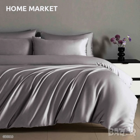 Луксозен комплект от висококачествен памучен сатен Комплектът е от 4 части и съдържа: 1 бр. долен ча, снимка 6 - Спално бельо - 52527386