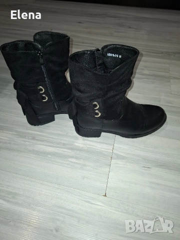 Дамски черни боти Tendenz,размер 39, снимка 4 - Дамски боти - 52726418