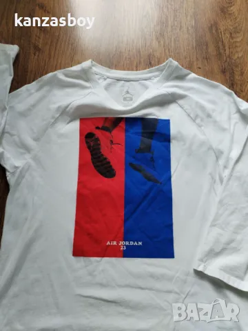 NIKE Jordan - страхотна мъжка блуза 7/8 ръкав М, снимка 4 - Блузи - 49496934