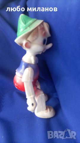 Стара пластмасова кукла Пинокио от комплект с мотор, снимка 4 - Колекции - 46331839