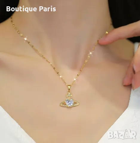 Vivienne Westwood оригинално дамско колие, снимка 2 - Колиета, медальони, синджири - 49960060