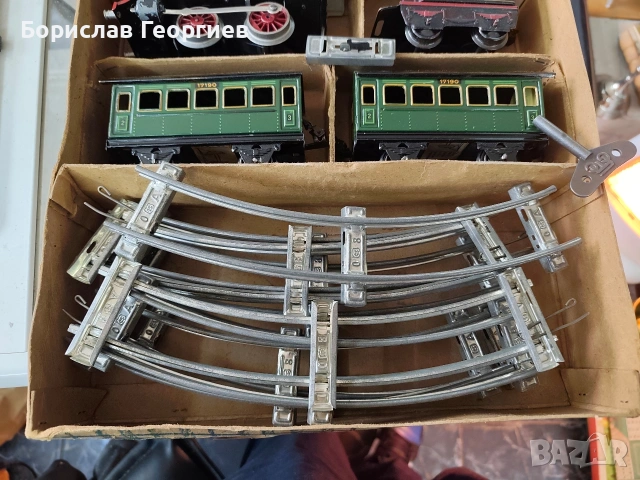 Механична играчка влак влакче Германия Marklin 880/2, снимка 5 - Колекции - 53958340
