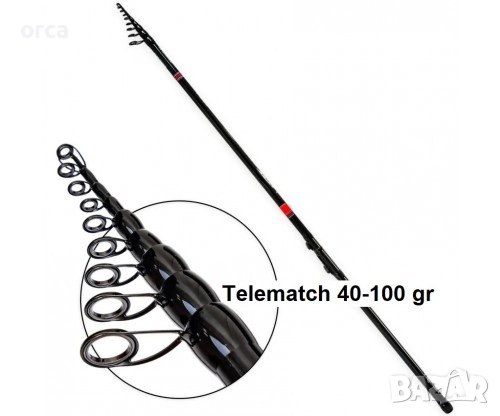 Въдица Okinwa Lance Telematch 4.00-4.20м 40-100г IM8 карбонова PRO, снимка 7 - Въдици - 52933610