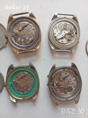 Ръчни часовници Слава Slava за ремонт или части от 80-те години, снимка 2 - Мъжки - 51325735
