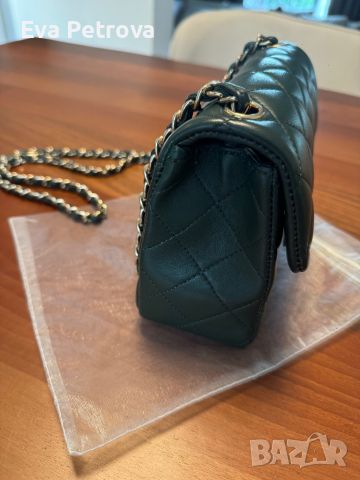 Chanel twist olive дамска мини чанта 20см., снимка 6 - Чанти - 46389706