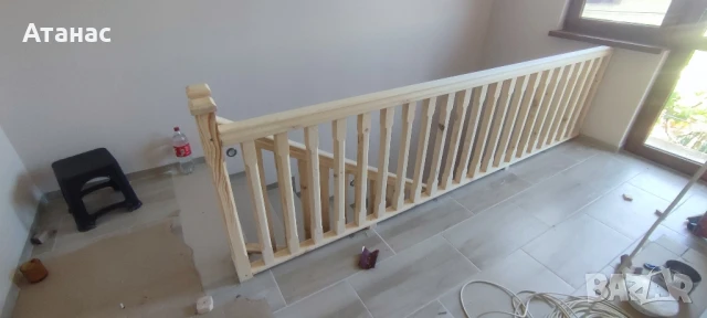 Дървен парапет, снимка 8 - Декорация за дома - 51233527