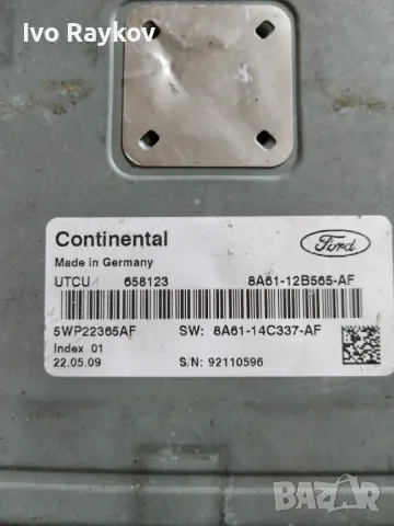 КОМПЮТЪР , FORD FIESTA MK7 , 1.4 PETROL AUTO , 8A61-12B565-AF , снимка 4 - Части - 47695633