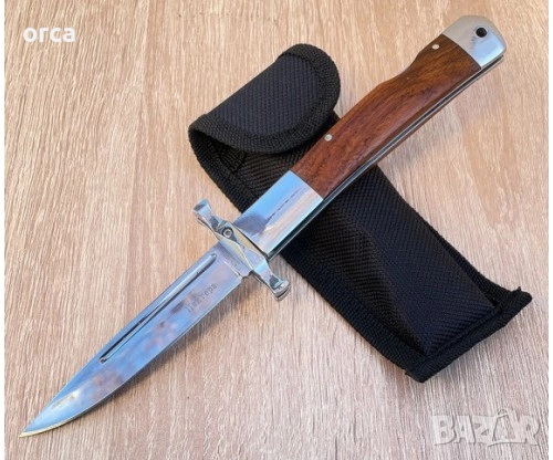 Сгъваем джобен нож Пантера с калъф – руски модел 100x232, снимка 6 - Ножове - 52821352