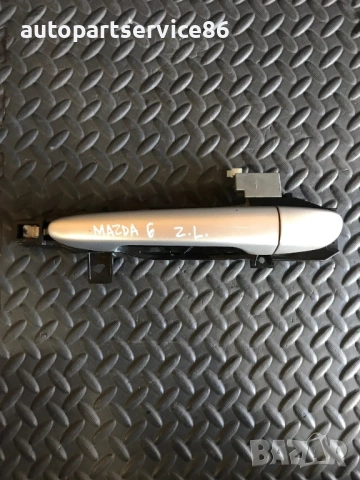 Задна лява външна дръжка на врата сребърен за Mazda 6 2.2 Дизел (2007-2011)