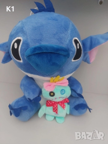 Плюшени играчки Лило и Стич с извънземно 20см, плюшена играчка Stitch, снимка 3 - Плюшени играчки - 52581596