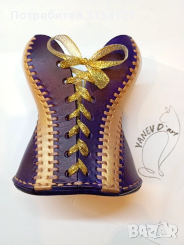 Луксозен моливник от естествена кожа, снимка 3 - Ръчно изработени сувенири - 53488089