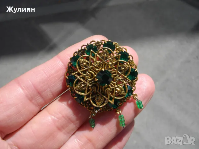 СТАРА БРОШКА, снимка 2 - Антикварни и старинни предмети - 50125171