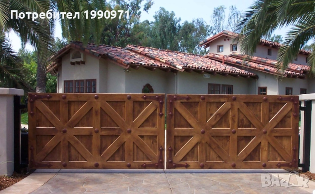 Порти, портали, врати, огради, парапети, ковано желязо, дърво., снимка 16 - Други - 52489359