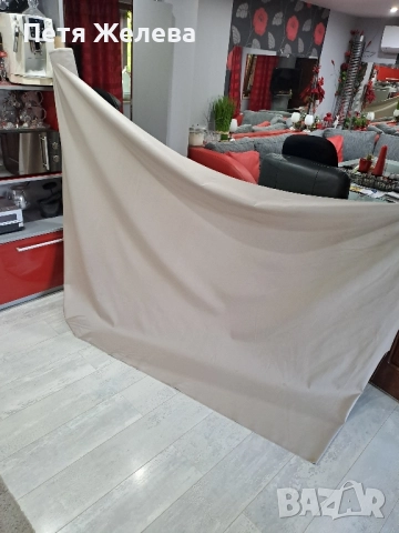 Плат в бежово (Австрия)-150см, снимка 10 - Платове и дамаски - 51600539