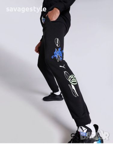 Мъжко долнище PUMA x Need For Speed Motorsport Sweatpants Black, снимка 3 - Спортни дрехи, екипи - 45945058