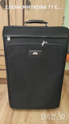 Samsonite голям куфар с две колелца и телескопична дръжка+катинарче с ключове, снимка 2 - Куфари - 48299969