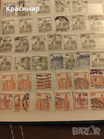 Пощенски марки Германия Замъци., снимка 10 - Филателия - 51207611