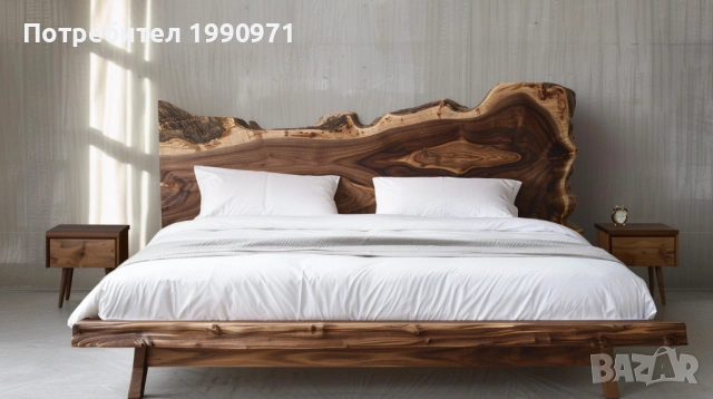 Дизайнерска спалня от мастивна дървесина по поръчка, снимка 7 - Спални и легла - 53727107