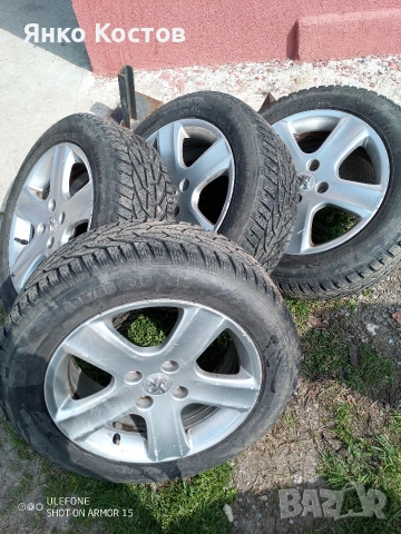джанти с гуми 225/5516за Пежо 307, снимка 4 - Гуми и джанти - 54302501