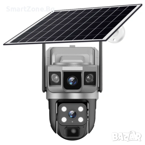 Външна камера, Solar, PTZ, WiFi, 4MP, V380 Pro - VTS02-W, снимка 2 - Други - 53089171