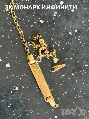 Златна гривна (Скъсана), снимка 2 - Гривни - 53580791