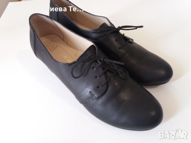 Дамски обувки с връзки от естествена кожа, снимка 3 - Дамски ежедневни обувки - 45079985