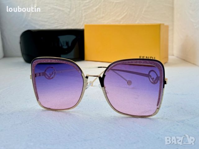 -30 % разпродажба Fendi дамски слънчеви очила квадратни , снимка 3 - Слънчеви и диоптрични очила - 45226868