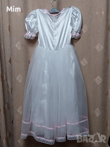 Детска бяла дълга рокля за шаферка / булка /, снимка 3 - Рокли - 51987711
