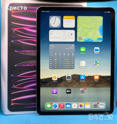 ГАРАНЦИОНЕН!!! Apple iPad Pro 11" (2022) 4th Gen, 128GB, Wi-Fi, Space Grey, снимка 2 - Таблети - 45175480