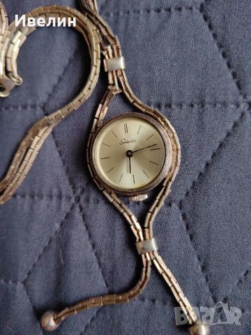 Сребърен дамски  механичен часовник Selecta., снимка 3 - Дамски - 46157058
