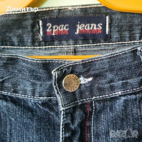 2pac дънки jeans Tupac Shakur Makaveli Hiphop rap hip-hop рап  Wu tang Eminem , снимка 6 - Дънки - 47208681