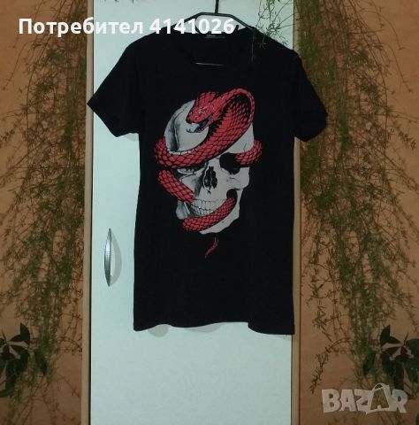 Мъжка тениска / черна + ПОДАРЪК, снимка 1 - Тениски - 46473359