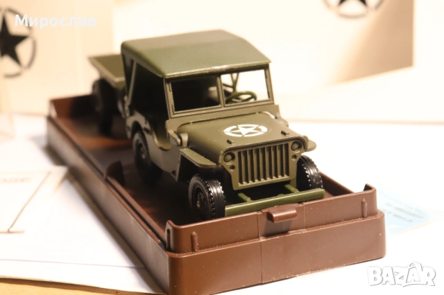 1/43 SOLIDO JEEP КОЛИЧКА ВОЕНЕН МОДЕЛ, снимка 8 - Колекции - 53512293