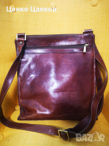 Продам италианска кожена мъжка чанта GIUDI, снимка 5 - Чанти - 45056282