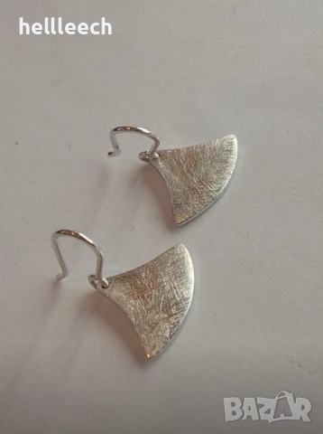 Сребърни обеци