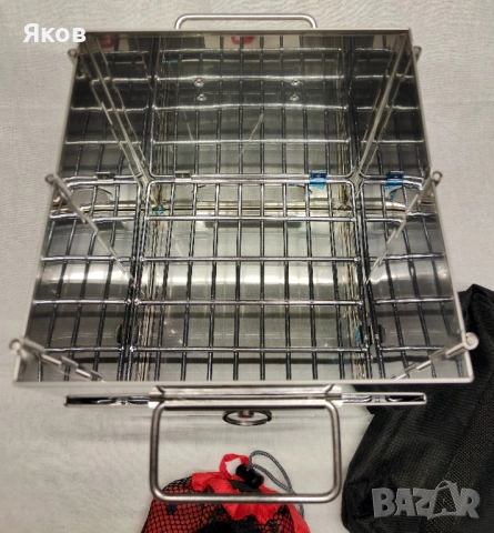 Сгъваема мини печка за къмпинг Robens Firewood Stove с прибори MSR, снимка 7 - Газови котлони - 53667335