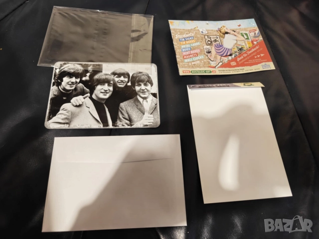 The Beatles Metal Post Card, снимка 5 - Китари - 52096435