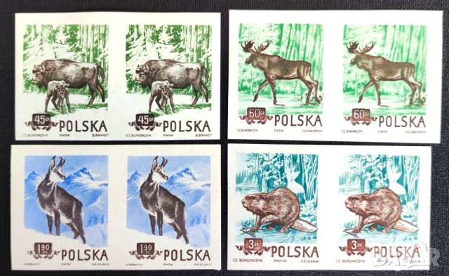 Полша - марки от 1953 и 1954 г. , снимка 13 - Филателия - 53305791