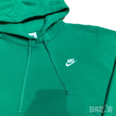 Оригинално мъжко горнище Nike Club Fleece | M размер, снимка 4 - Суичъри - 47552777