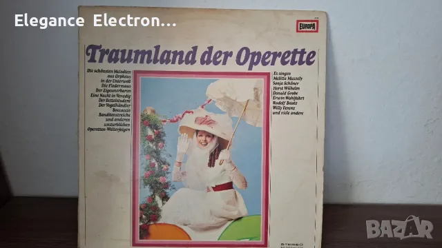 грамофонна плоча Traumland der Operette LP Vinyl 12" Constanze Europa E 336 VG+ F617, снимка 1 - Грамофонни плочи - 49597507