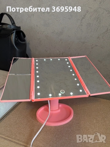 Козметично огледало с LED подсветка, снимка 6 - Други - 53756744