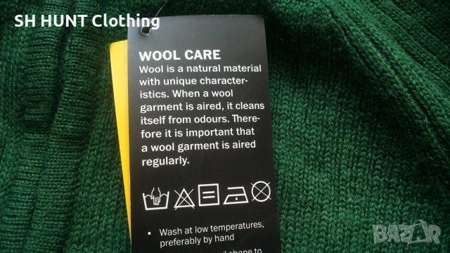 Snickers 2905 1/2 Zip WOOL Sweater размер M пуловер 100% Вълна - 2412, снимка 14 - Пуловери - 53916872