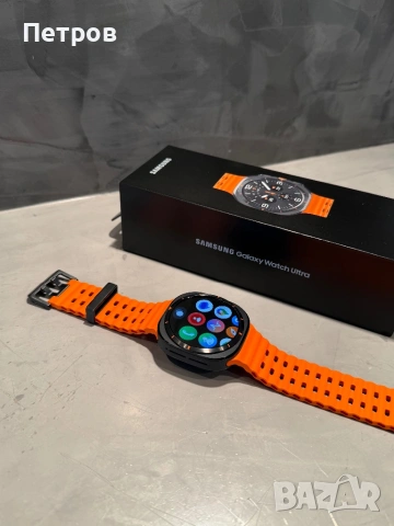 КАТО ЧИСТО НОВ Samsung Galaxy Watch Ultra LTE, снимка 8 - Смарт гривни - 53835400