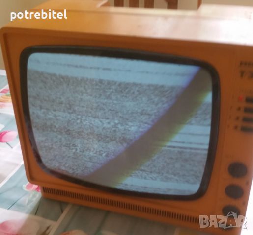 Ретро черно бял телевизор Респром Т-3101 - работещ, снимка 7 - Телевизори - 46142620