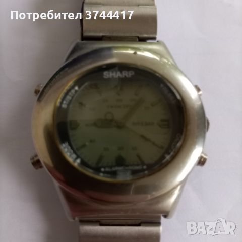 Оригинален ретро часовник SHARP QUARTZ ALARM , снимка 2 - Мъжки - 45811282