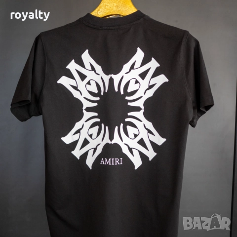 Amiri Черна Мъжка Тениска , снимка 3 - Тениски - 52227797