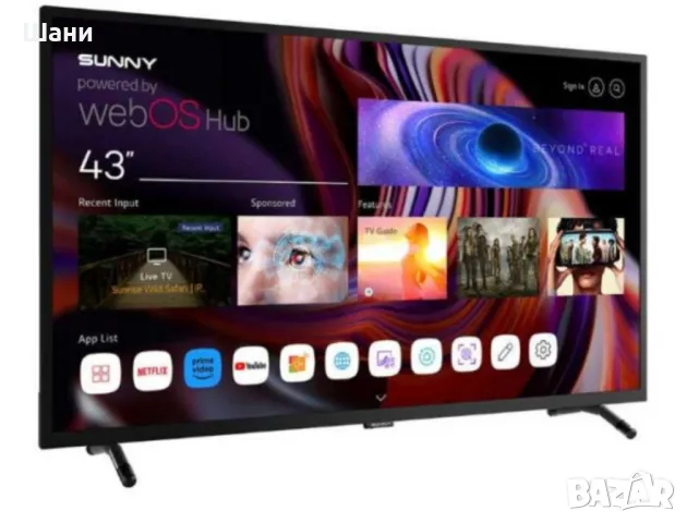 Телевизор Sunny 43" FHD, снимка 1 - Телевизори - 49341493