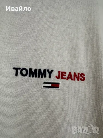 Tommy Jeans TJM SIDE SPLIT LS TEE Ivory., снимка 2 - Блузи - 50146096