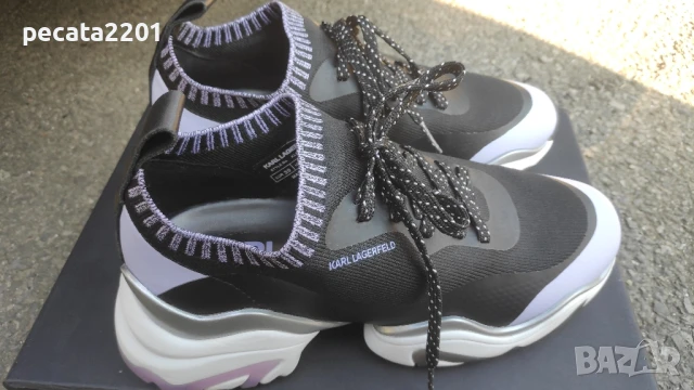 Продавам - дамски маратонки Karl Lagerfeld Chunky, снимка 4 - Маратонки - 50551945