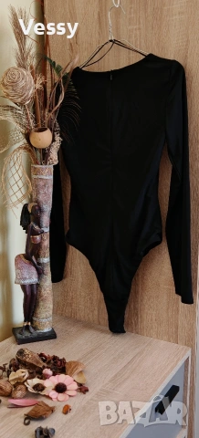 Боди-блуза ZARA - ново с етикет , снимка 3 - Блузи с дълъг ръкав и пуловери - 53656773